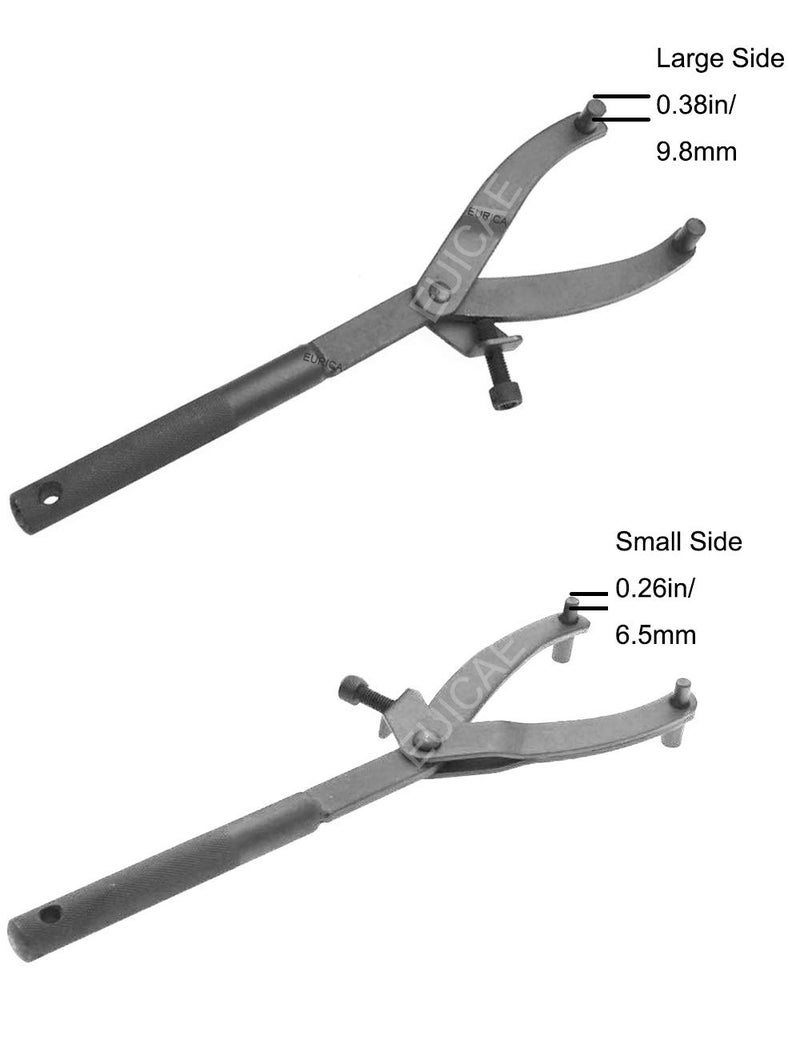 EUICAE Adjustable Wrench Clutch, Stainless Steel, 11.8in Length, Suitable for Different Distances and Sizes - Image 4